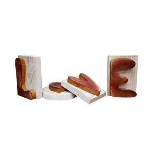 Pekingese, Pekinese, Peke - wooden LOVE sign, interior decoration with a dog, charming ornament for the shelf by Art-Dog brand