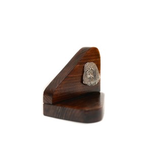 Pekingese, Pekinese, Peke - wooden candle holder with a dog, tealight holder, a memorial place for a dog by Art-Dog brand