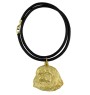 Pekingese, Pekinese, Peke - keychain and necklace with a dog in a box, high-quality gold-plated product, Art-Dog brand