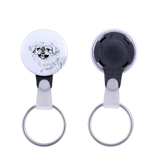 Pékinois - porte-clés avec l'image d'un chien, pendentif avec la propre graphique de la marque Art-Dog