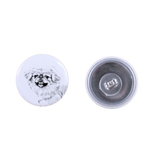 Pekińczyk kolczyki z psem mały Art-Dog