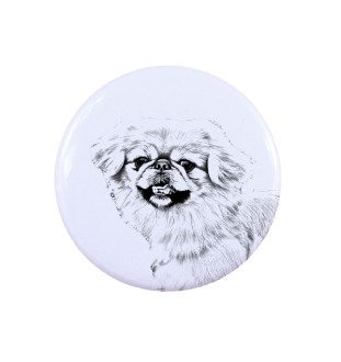 Pékinois - bijoux pour femmes avec l'image d'un chien, produit fait à la main, possibilité d'ajouter sa propre photo, marque Art-Dog