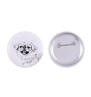 Pékinois - badge avec votre chien, ajoutez votre propre photo, marque Art-Dog