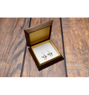 Pekingese, Pekinese, Peke - hanging earrings with dogs, charming jewelry for a dog mom, a gift for a girl from the Art-Dog brand