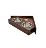 Pekingese, Pekinese, Peke - wooden stand with bowls for a dog, decorative dog bowls, a gift for adopting a dog from the Art-Dog brand