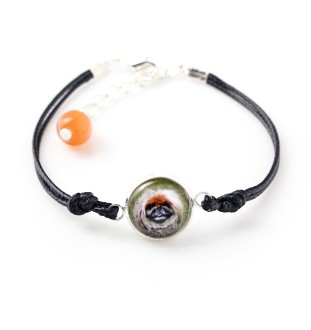 Pekingese, Pekinese, Peke - a set of jewelry with your photo, handmade set, bracelet and necklace by Art.-Dog brand