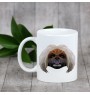 Pekingese, Pekinese, Peke - cup with a geometric dog image and the inscription Art-Dog