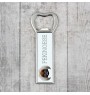 Pekingese, Pekinese, Peke - bottle opener with a picture and inscription for beer by Art-Dog