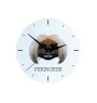 Pekingese, Pekinese, Peke - geometric wall clock with a picture and the brand name Art-Dog