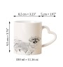 Pekingese, Pekinese, Peke - cup with a dog, adorable cup with a heart-shaped handle, universal gift from the Art-Dog brand