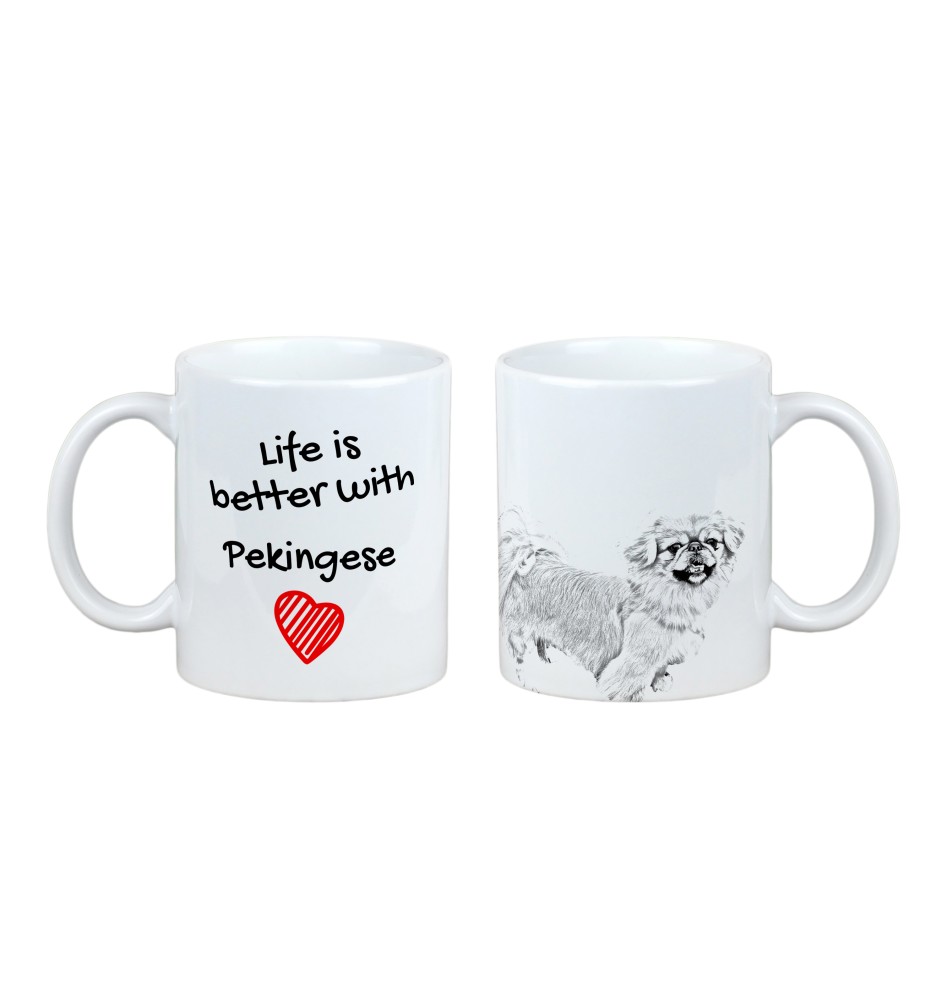 Pékinois - tasse avec chien, tasse avec photo, cadeau personnalisé de la marque Art-Dog