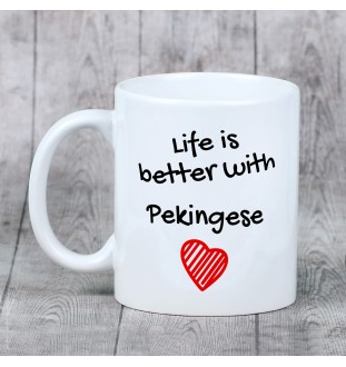 Pekingese, Pekinese, Peking-Palasthund - Tasse mit Hund, Tasse mit Bild, personalisiertes Geschenk der Marke Art-Dog