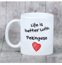 Pekingese, Pekinese, Peke - cup with a dog, cup with a photo, personalized gift from the Art-Dog brand