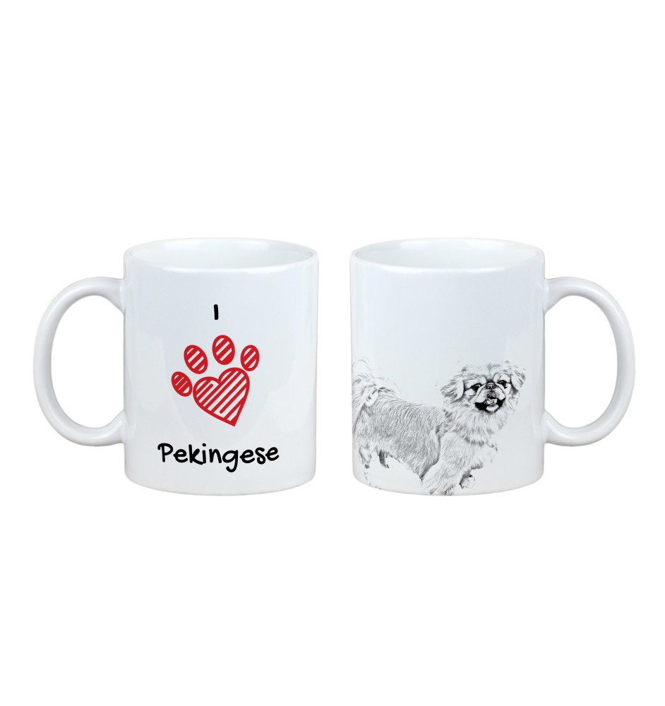 Pekingese, Pekinese, Peking-Palasthund - Tasse mit Hund, entzückende Tasse mit Grafik, Geschenk mit Ihrem Foto von der Marke Art-Dog