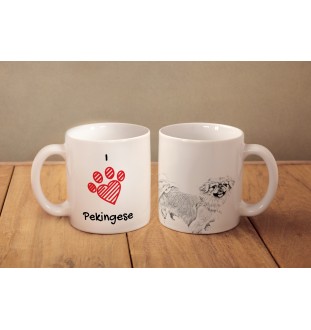 Pekingese, Pekinese, Peking-Palasthund - Tasse mit Hund, entzückende Tasse mit Grafik, Geschenk mit Ihrem Foto von der Marke Art-Dog