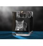 Manx - Candle holder with cat photo, crystal tealight holder, personalised gift by Art-Dog brand