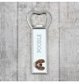 Poodle - bottle opener with a picture and inscription for beer by Art-Dog