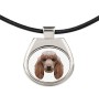 Caniche - collier avec une photo et un motif géométrique de la marque Art-Dog