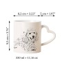 Caniche - tasse avec chien, une tasse adorable avec une anse en forme de cœur, un cadeau universel de la marque Art-Dog