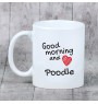 Pudel - Tasse mit Hund, Tasse mit Bild, personalisiertes Geschenk der Marke Art-Dog