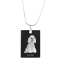 Pudel - Kristallanhänger mit Hund, Silberhalskette mit Foto, personalisierter Anhänger der Marke Art-Dog