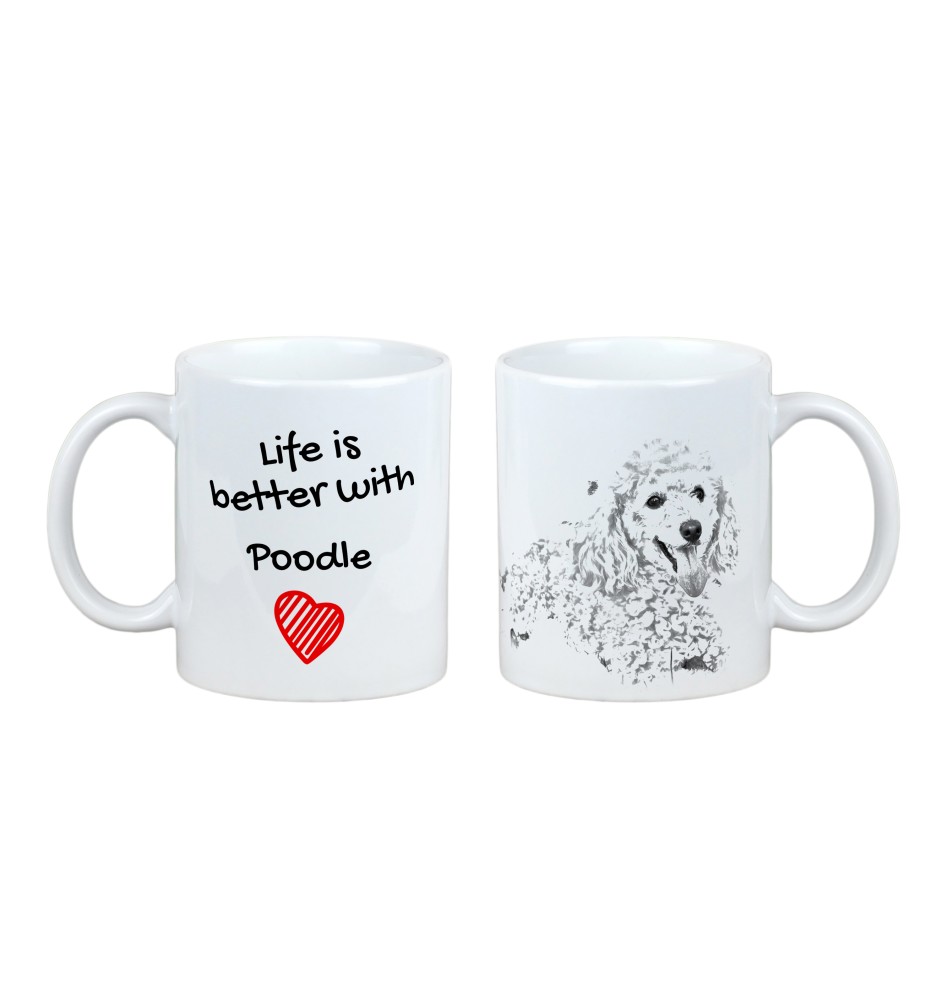Pudel kubek z psem life is better Art-Dog