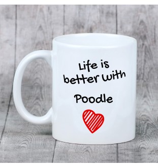Poodle - cup with a dog, cup with a photo, personalized gift from the Art-Dog brand