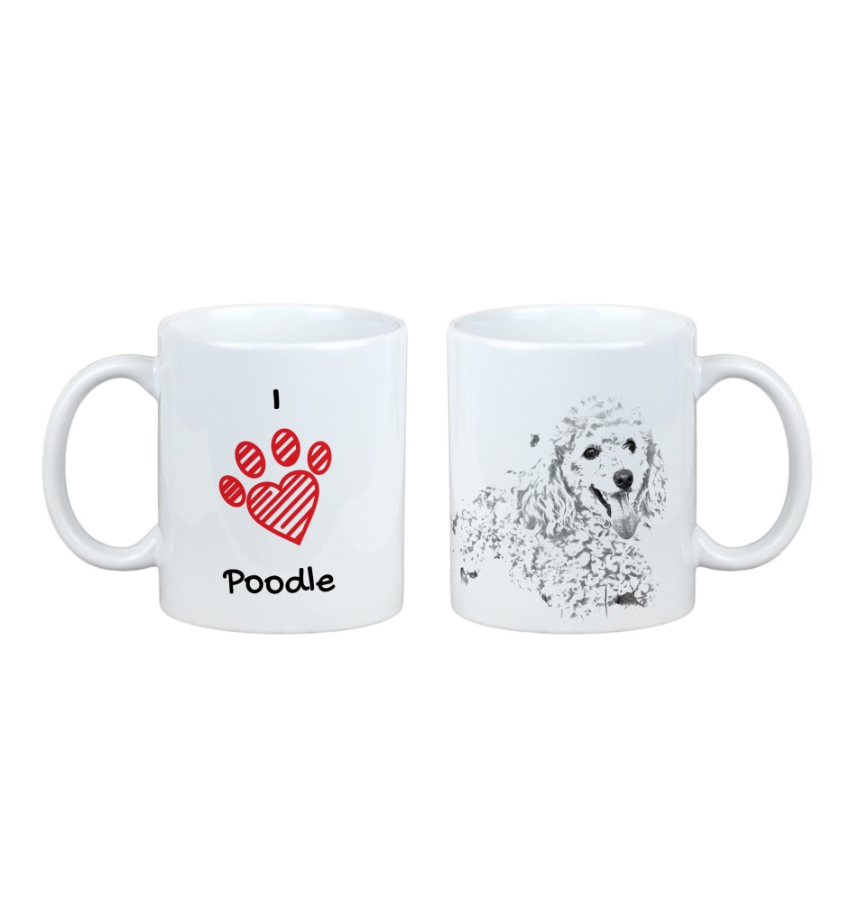 Pudel - Tasse mit Hund, entzückende Tasse mit Grafik, Geschenk mit Ihrem Foto von der Marke Art-Dog