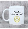Caniche - tasse avec chien, une tasse joyeuse pour les amoureux des chiens, un cadeau personnalisé de la marque Art-Dog