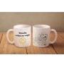 Caniche - tasse avec chien, une tasse joyeuse pour les amoureux des chiens, un cadeau personnalisé de la marque Art-Dog