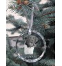 Stabyhoun,  Friesischer Vorstehhund, Stabijhoun - Kristallkugel mit Foto, Hundebild im Kristall, personalisierter Christbaumschmuck von Art-Dog.