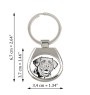 Stabyhoun, Stabijhoun, Fryske Stabij - keychain with a dog, keychain with a print, personalized pendant from the Art-Dog brand