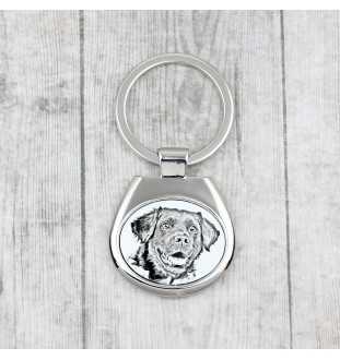 Chien d'arrêt frison, Stabyhoun - porte-clés avec chien, porte-clés imprimé, breloque personnalisée de la marque Art-Dog