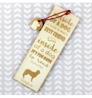 Stabyhoun,  Friesischer Vorstehhund, Stabijhoun - Lesezeichen mit Hund, personalisiertes Lesezeichen, Geschenk für Bücherwurm von der Marke Art-Dog