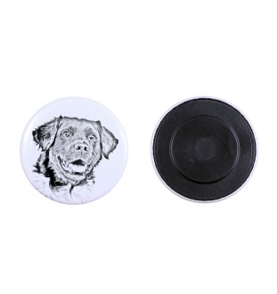 Wyżeł fryzyjski magnes z psem duży Art-Dog