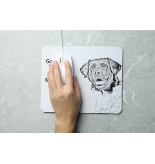 Chien d'arrêt frison, Stabyhoun - tapis de souris personnalisé avec impression, tapis de souris personnalisé avec chien, accessoire unique pour employé de bureau de la marque Art-Dog