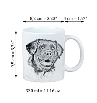 Wyżeł fryzyjski kubek z psem life is better Art-Dog