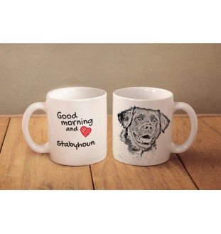 Chien d'arrêt frison, Stabyhoun - tasse avec chien, tasse avec photo, cadeau personnalisé de la marque Art-Dog