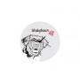Stabyhoun, Stabijhoun, Fryske Stabij - wall clock with a dog, shelf clock with a print, personalized home decoration from the Art-Dog brand