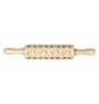 Stabyhoun, Stabijhoun, Fryske Stabij - rolling pin for dough with a dog, patterned rolling pin for ceramics, a gift for a cook from the Art-Dog brand