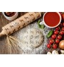 Stabyhoun, Stabijhoun, Fryske Stabij - rolling pin for dough with a dog, patterned rolling pin for ceramics, a gift for a cook from the Art-Dog brand
