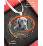 Vizsla - crystal bauble with a photo, dog photo in crystal, personalized Christmas tree ornament by Art-Dog brand