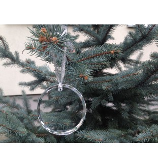 Vizsla - crystal bauble with a photo, dog photo in crystal, personalized Christmas tree ornament by Art-Dog brand