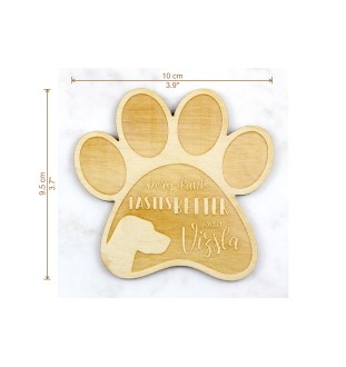 Wyżeł I podkładka pod kubek ze sklejki Art-Dog