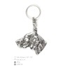 Braque de Weimar, Weimaraner - Pendentif argenté avec un chien dans une boîte décorative, décoration de sac à main, pendentif de sac à dos par la marque Art-Dog