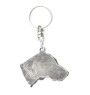 Braque de Weimar, Weimaraner - Pendentif argenté avec un chien dans une boîte décorative, décoration de sac à main, pendentif de sac à dos par la marque Art-Dog