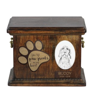 Vizsla - urn for dog ashes, personalized urn with a photo, dog photo urn by Art-Dog