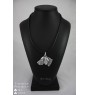 Braque de Weimar, Weimaraner - collier avec un chien, pendentif en plaqué argent pour les fans de chiens, bijoux uniques de la marque Art-Dog