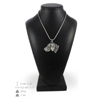 Weimaraner, Weimaraner Vorstehhund - Hundehalsband, einzigartiger Schmuck für den Hundefan, einzigartiger Kreuzotter-Anhänger der Marke Art-Dog