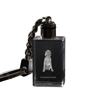 Vizsla - Porte-clés en cristal avec photo de chien, porte-clés lumineux, cadeau unique de la marque Art-Dog